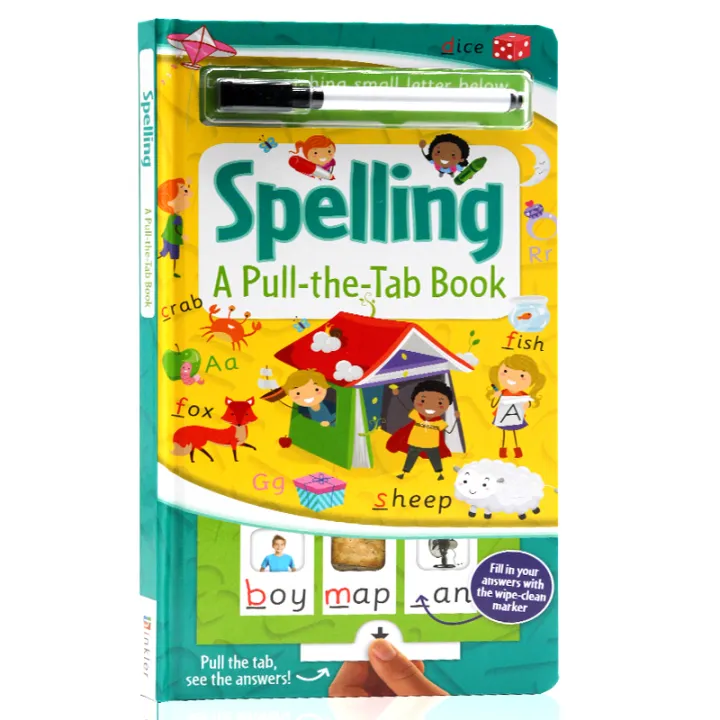 Spelling Spelling English original picture book A PulltheTab Book