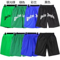 Meichao PALM ANGELS cursive LOGO printing palm angel double layer beach casual sports shorts for men and women