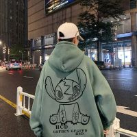 M-3XL ผู้ชาย Hoodie ได้รับบาดเจ็บ Little Monster พิมพ์เสื้อกันหนาวแนวโน้มหลวมบุคลิกภาพแขนยาว Hooded Sweatshirt American Sweatshirt Unisex