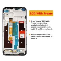 ZZOOI 6.6" Original For OPPO Realme 8i RMX3151 LCD Display Touch Screen with Frame Panel Digitizer Assembly For Realme 8i LCD Screen