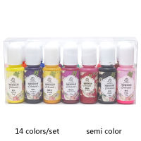 QIAOQIAO DIY 14colorsset Epoxy Resin Pigment UV Resin Coloring Dye Colorant Resin Pigment DIY Handmade Crafts Art Sets