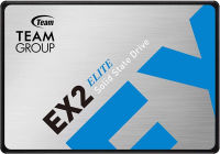 TEAMGROUP EX2 2TB 3D NAND TLC 2.5 Inch SATA III Internal Solid State Drive SSD (Read/Write Speed up to 550/520 MB/s) Compatible with Laptop &amp; PC Desktop T253E2002T0C101 Elite (EX2) 2TB