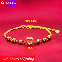 Thailand IN Stock! Gold Bracelet รักโอน สร้อยข้อมือลูกปัด เครื่องประดับผู้หญิง สร้อยข้อมือรูปหัวใจ กำไลข้อมือหญิง999 สร้อยข้อมือ พระเครื่องแท้ๆ ของน่ารักๆ สร้อยข้อมือทอง ทองปลอมไม่ลอก สร้อยข้อมือทองคำแท้ ทอง ห้างทองเยาวราช กำไลมงคลนำโชค เครื่องราง