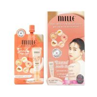 [ 6 ซอง ] ส่งฟรี !! mille snail bright primer spf 15 PA+++ 5ml. มิลเล่ 4 in 1 เบส รองพื้น ไพรเมอร์ บำรุง ในซองเดียว MERREZCA Merrezca เมอร์เรสก้า