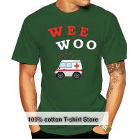 Wee Woo Ambulance Amr Funny Ems Emt Paramedic Men Tshirt Funny Print T Shirt Men Hot Gildan