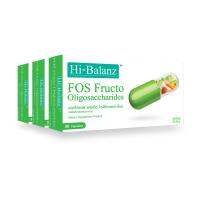 [ผลิตภัณฑ์ดูแลระบบขับถ่าย] Hi-Balanz FOS FructoOligosaccharides เอฟโอเอส ฟรุคโตโอลิโกแซคคาไรด์ 3 กล่อง รวม 90 แคปซูล