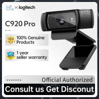 Logitech C920 Pro Webcam 1080P Full HD Camera Video Laptop Web Cam With Microphone Usb Pc Gamer Webcast For Desktop Computer