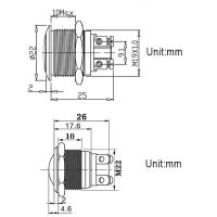 mm Metal Push Button Switch Car Switches Multicolor Smart Momentary Waterproof Button Screw 12v 220v 24v