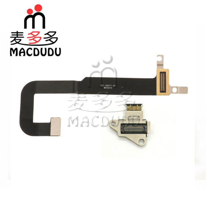 ใหม่-io-usb-c-คณะกรรมการ-f-lex-สายเคเบิ้ลที่มีแจ็ค-dc-สำหรับ-12-a1534-2015ปี821-00077-a