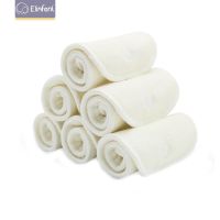 Elinfant 10pcs Newborn Diaper Insert 2 Layers Bamboo Terry With 2 Layers Microfiber For Newborn Size Cloth Diaper Cloth Diapers