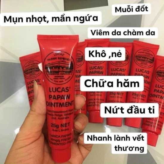 Kem đu đủ lucas papaw ointment 25g  hàng úc đi air - ảnh sản phẩm 1