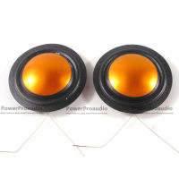 2 Pcs 25.4มม. 25.5มม. (1 ") Silk Gold Titanium ไดอะแฟรมโดมทวีตเตอร์ Voice Coil 8ohm