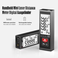 SNDWAY SW-B60 Laser Distance Meter Handheld Rangefinder Digital Distance Measuring Meter Indoor Rechargeable Electronic Device