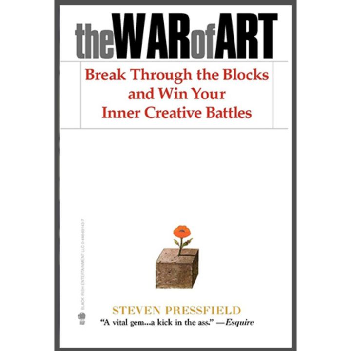 หนังสือ-the-war-of-art-break-through-the-blocks-steven-pressfield