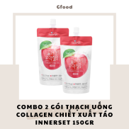 COMBO 2 GÓI InnerSet Thạch Uống Collagen Konjac Chiết Xuất Táo 150gr