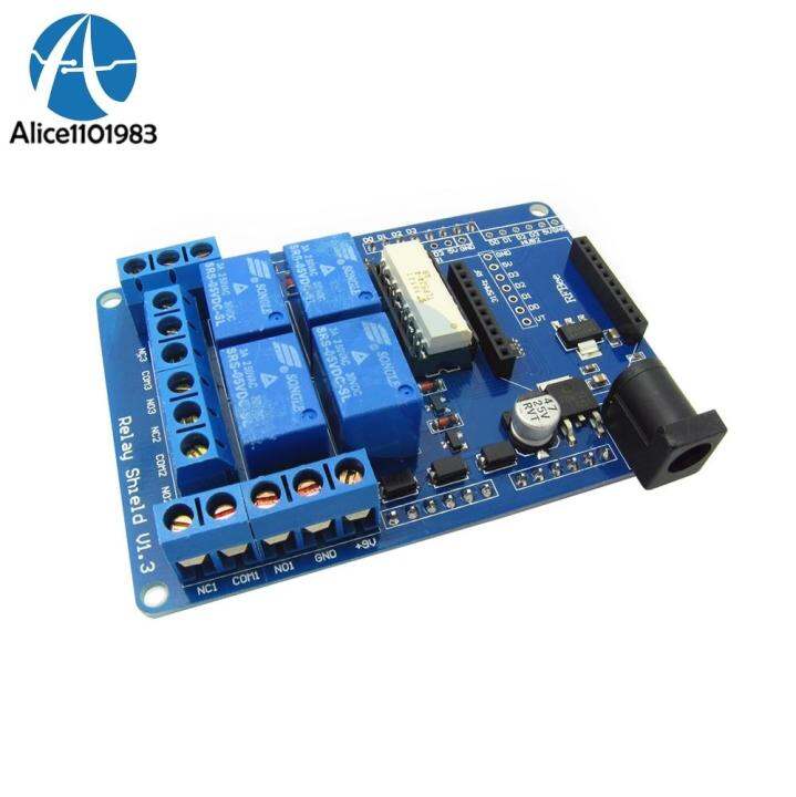 4CH 4 Channel 5V Relay Module Extension Board Shield V1.3 Compatible