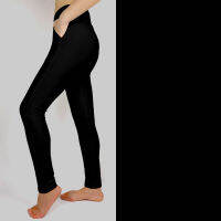 LETSFIND Super Soft High Quailage Leggings ผู้หญิงกระเป๋ากางเกงเอวสูงฟิตเนสยืดหยุ่นสีดำภายในกระเป๋า Legging...