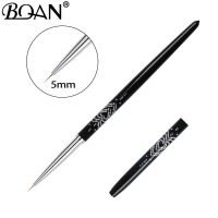 BQAN 7/9/11Mm แปรงเล็บศิลปะสีฟ้าเจลเจลแปรงเล็บยาทาเล็บแปรงทาสีเล็บวาดพู่กันแต่งเล็บเล็บ Set Pulpen ZJS3816อุปกรณ์เสริมชุดทำเล็บ