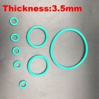 12pcs 31x3.5 31*3.5 32x3.5 32*3.5 33x3.5 33*3.5 OD*THK 3.5mm Green Fluoro FKM Fluorine Rubber Washer Oil Seal O Ring Gasket Gas Stove Parts Accessorie