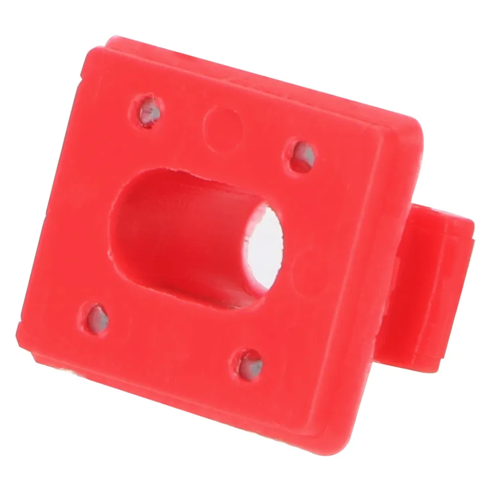 20pcs/set Car Fasten Clips Panel Fixing Buckles Red Insert
