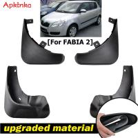 Apktnka 4x Mud Flaps ด้านหน้าด้านหลัง Fender Splash Guards สำหรับ Fabia Mk2 5J 2007-2014 Mudguards จัดแต่งทรงผม2008 2009 2010 - 2013