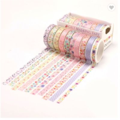 【CW】 Sample Adhesive Tape Sticker Die Cut Vinyl Kawaii Decoration Masking Printed Foil Washi