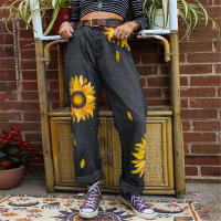 Sunflower Jeans For Women Jeans Loose Pant  Autumn Winter Ladies Denim Trousers Retro Streetwear Boyfriends Woman Jeans