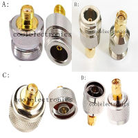 2pcs N Male Female to SMA Male Female Straight RF Coax Coaxial Cable Adapter Connector