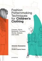 หนังสืออังกฤษใหม่ Fashion Patternmaking Techniques for Childrens Clothing [Paperback]