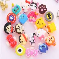 Cute10pcs สายเคเบิล Usb การ์ตูนหูฟังอุปกรณ์ป้องกันหูฟังประหยัดสายสำหรับข้อมูลเคเบิลการป้องกันสายชาร์จ Htc Samsung/ล็อต