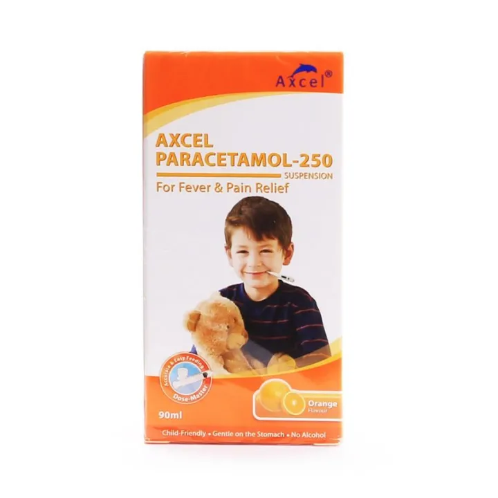 Axcel Paracetamol 250mg Suspension 90ml Lazada