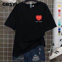 GRSYL T0640. NEW สีพาสเทลสุดน่ารัก เสื้อยืดแฟชั่น ผ้าคอตตอน นิ่ม ใส่สบาย ใส่ได้ทั้งผู้หญิงและผู้ชาย