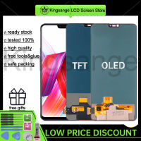 หน้าจอแสดงผลแบบ OLED ของ Kingsange สำหรับ OPPO R15/R15 Pro สัมผัสหน้าจอ LCD หน้าจอดิจิตอลแทนการประกอบสำหรับ OPPO R15 CPH1835 R15 Pro CPH1831 TFT Display Screen