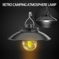 Waterproof Camping Tent Light 2 Modes 180/200lm LED Tent Lighting Lights USB Type-C Charging Portable Lantern for Outdoor Garden