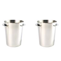 2X Stainless Steel Coffee Dosing Cup Bean Grinding Machine for 58mm Espresso Machine Dosing Cup-B