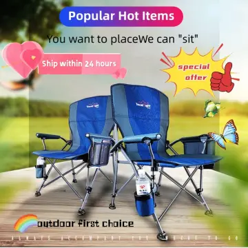 Shop Outdoor Folding Chair Detachable Portable Beach Fishing Chair