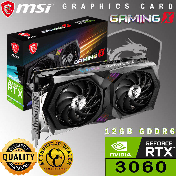 MSI GeForce RTX 3060 GAMING X 12G NVIDIA PCI Express® Gen 4 12GB GDDR6 ...