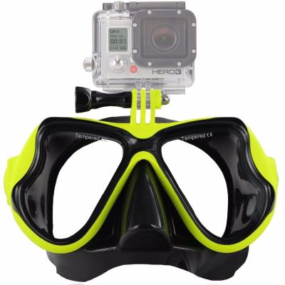 Diving Mask Slicone Belt Glasses Goggles Scuba Snorkel Swimming Mask Mount for GoPro Hero7 6 5 4 3 2, For Xiaomi SJ Camera