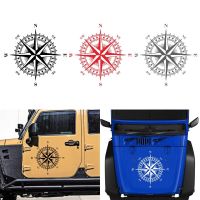 Doordash 1PCS Mountain Adventurers Car Sticker Compass Graphics Truck Decoration Rv Camper Suv Side Hood Vinyl Auto Accessories