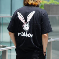 เสื้อยืดแขนสั้นผ้าคอตตอนพวงกุญแจกระต่ายน้อยพิมพ์ลายคอกลม Malbon Golf