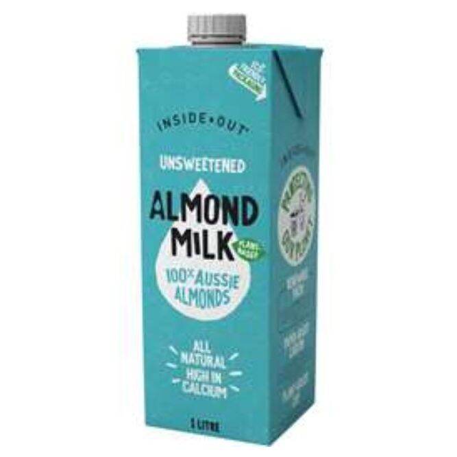 Inside Out Barista Almond Milk Unsweetened, 1Liter Lazada