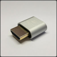 Ddc Edid หัวผีปลั๊กสีเงินจำลองจอแสดงผล Hdmi