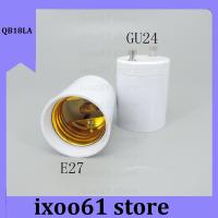 ixoo61 store AC GU24 to E27 screw E26 to GU24 Converter Lamp Bulb base Head Led Light White Holder Socket Adapter Saving lighting Halogen q1