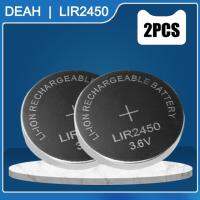 LIR2450 LIR 2450 3.6V Lithium Rechargeable Batteries Replaced CR2450 DL2450 BR2450 For Remote Control Watch Button Coin