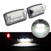 2Pcs Car White Rear LED License Number Plate Light Tail Lamp For Toyota Crown Reiz 2005-2007 2008 2009 2010 &amp; Vios 2002-2007