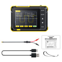 Fansline-เครื่องแสดงคลื่นกระแสไฟฟ้าดิจิตอลมือถือขนาดเล็กแบบพกพา400V การวัดแรงดันไฟฟ้า200KHz แบนด์วิธ2.5มิลลิเซคอน/วินาที Oscilloscope แบบเรียลไทม์2.8หน้าจอขนาดนิ้วออสซิลโลสโคปแบบอัปเกรดเฟิร์มแวร์ฟังก์ชัน