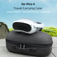 กล่องเก็บของสายรัดศีรษะชั้นยอดสำหรับ Pico Neo 4 VR อุปกรณ์เสริมกระเป๋าเดินทางกล่องพกพา EVA สำหรับ Pico 4กระเป๋าไหล่ทแยงมุม