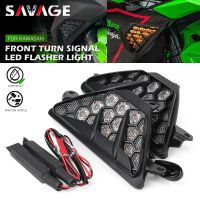 LED Turn Signal Light Flasher For KAWASAKI NINJA 650 400 300 250 1000/SX ZX6R ZX25R Z1000SX ER6F EX650 Motorcycle Accessories