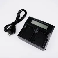 Dual-Double-Digital-LCD-Fast-Quick-Charger-for-Canon-LP-E8-battery-LC-E8C-760D  (0813)