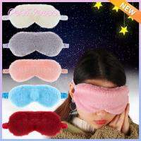 PETIYOUZA แฟชั่นสุดฮอต ท่องเที่ยวพักผ่อน ยานอนหลับ ขนกระต่ายเทียม Plush Sleep Eyeshade ผ้าปิดตา ผ้าปิดตางีบ มาส์กตา